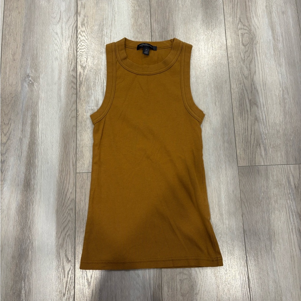 Banana Republic Women's Mustard Yellow Tank Top Size XS